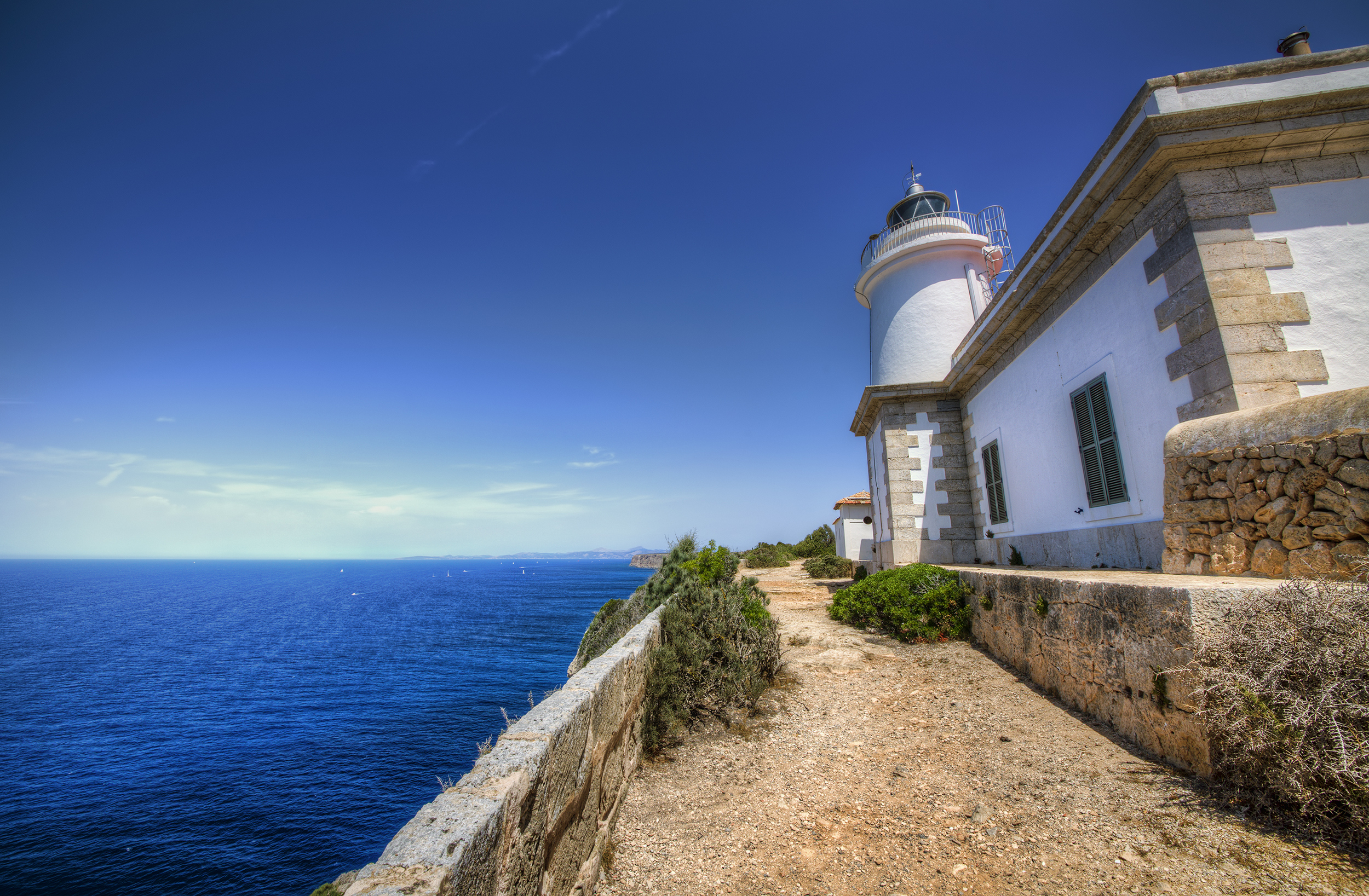 Cap Blanc lighthouse. Mallorca